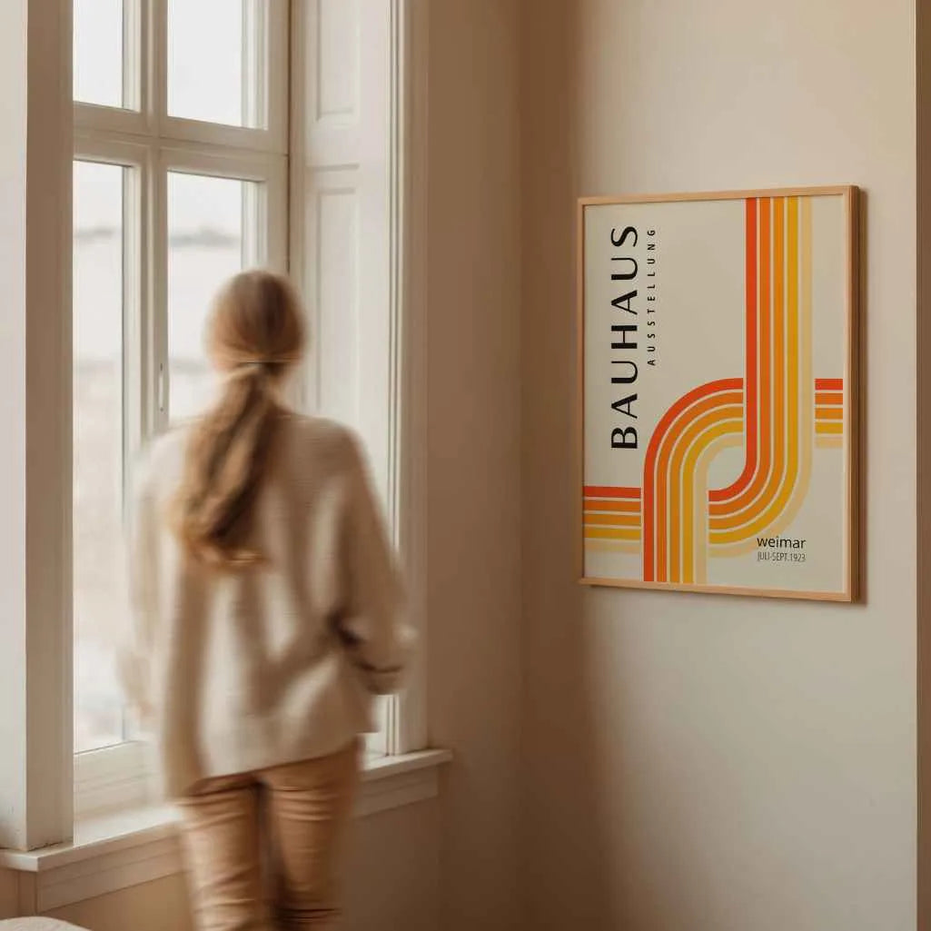 Bauhaus Dynamische Linie Poster