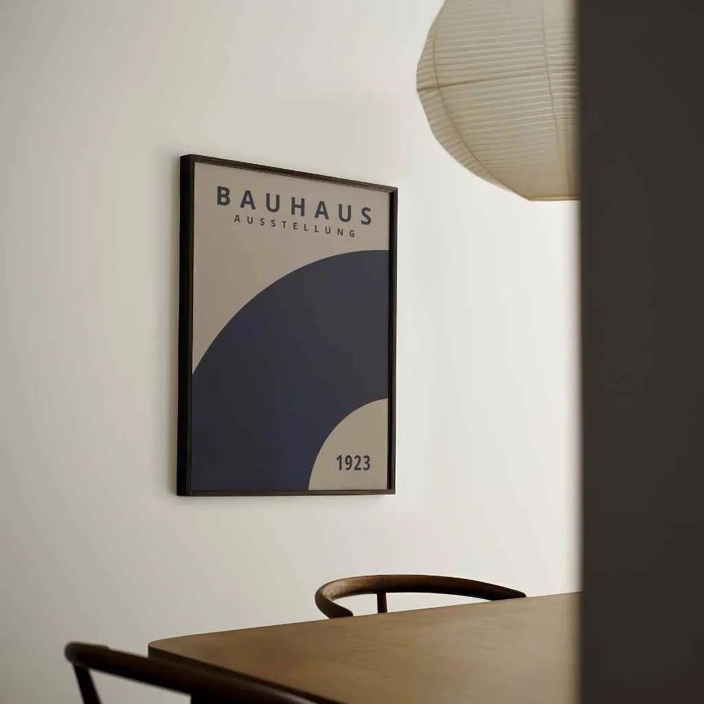 Bauhaus Blaue Rotation Poster