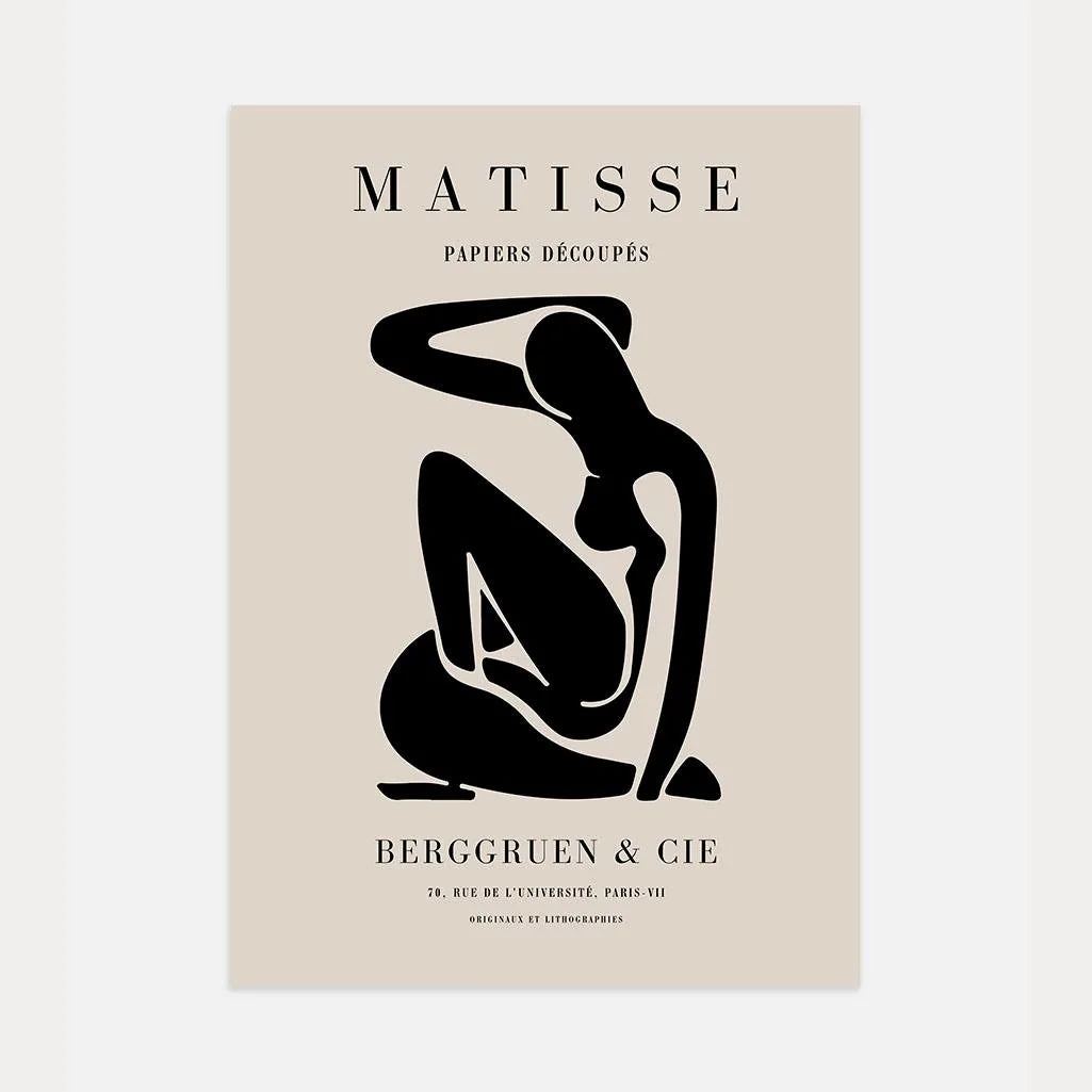 Henri Matisse – Nu Bleu Akt Poster