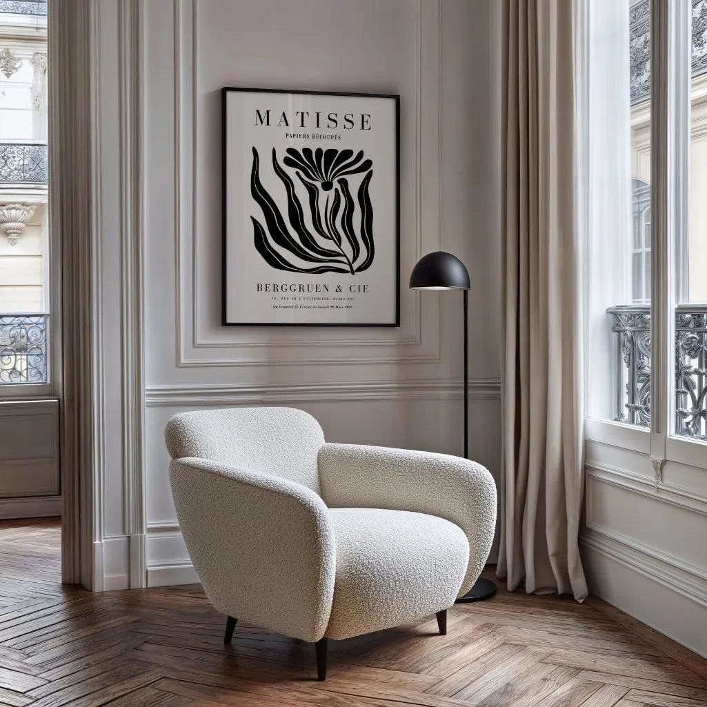 Henri Matisse – Schwarze Blume Poster