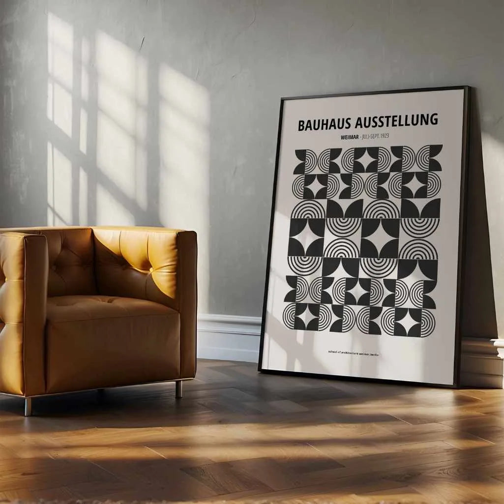 Bauhaus Feine Details Geometrie Poster