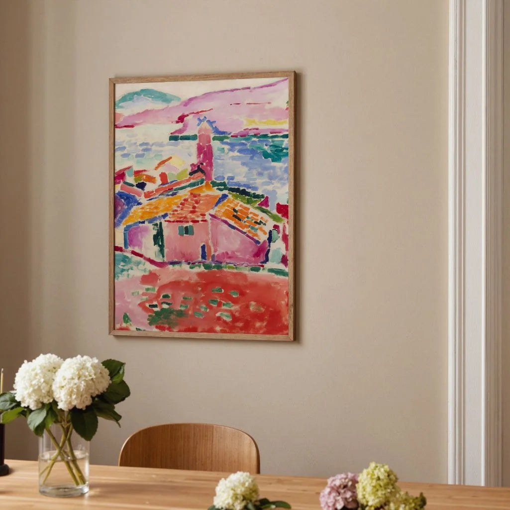 Henri Matisse Poster – Blick auf Collioure, 1905 (Vollständiges Titelbild)