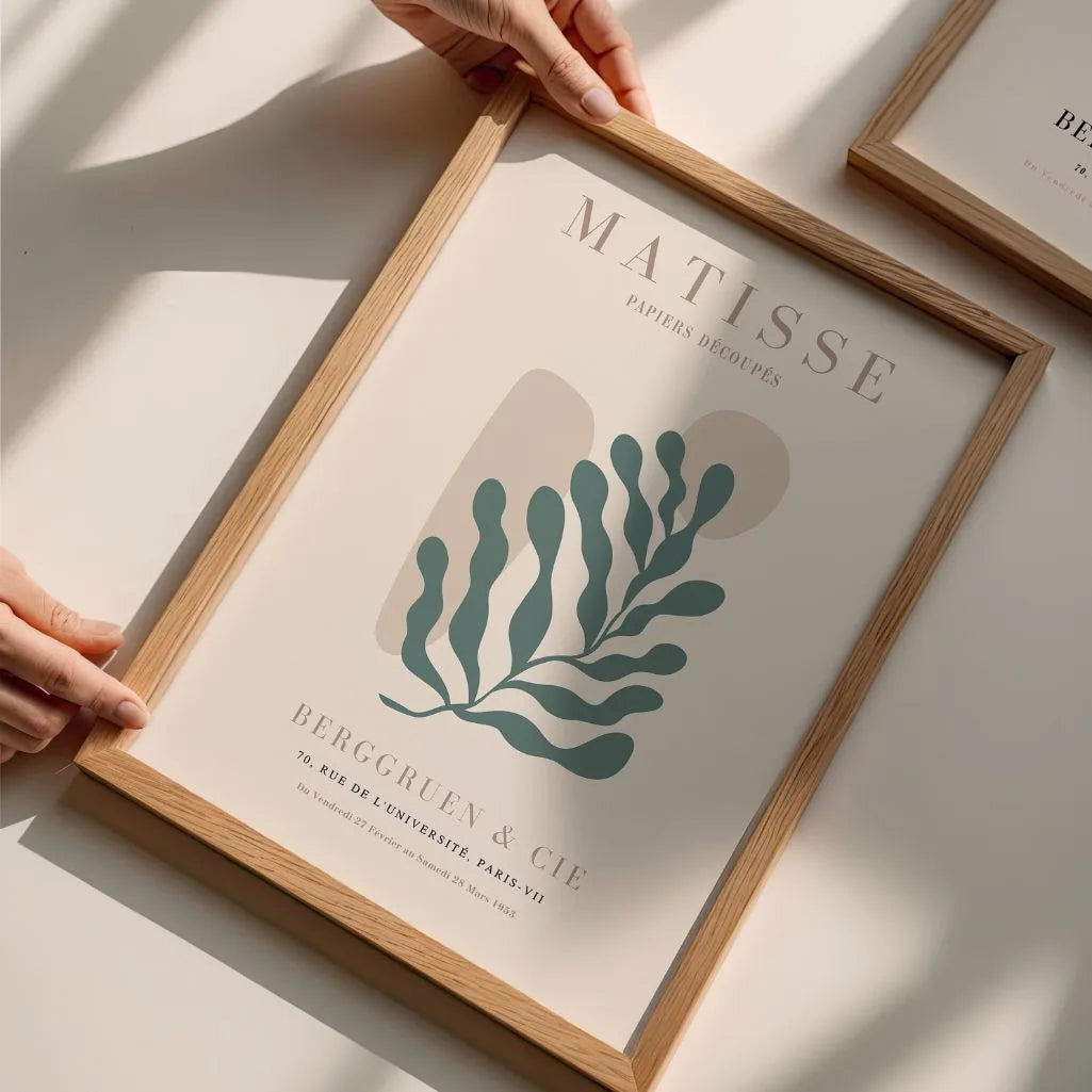 Henri Matisse Grünes Organisches Motiv Poster