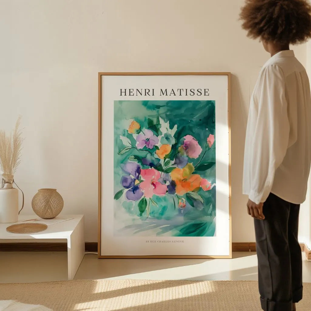 Matisse Blumen Aquarell Poster