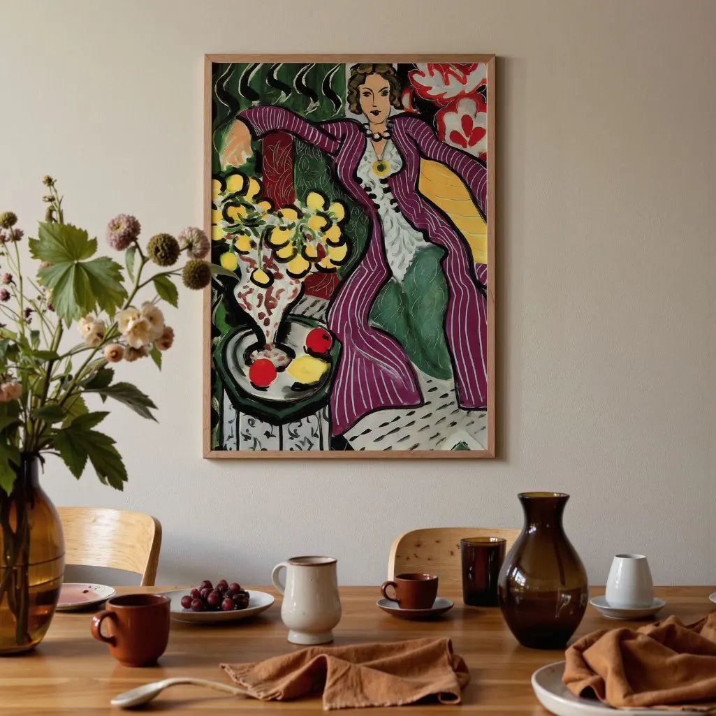 Henri Matisse Poster – Frau im violetten Mantel 1937 