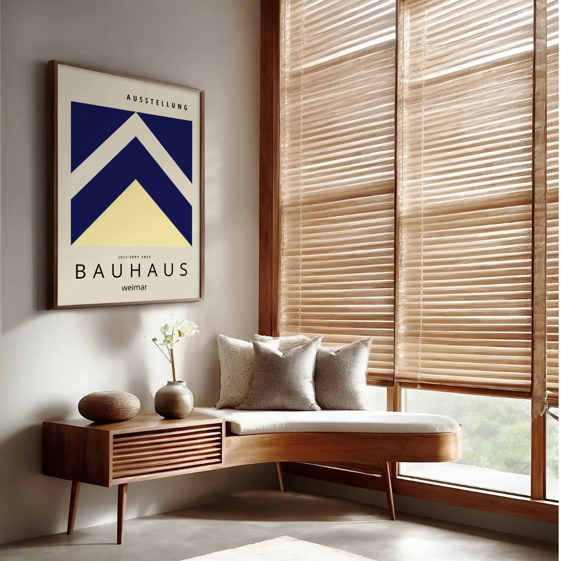 Bauhaus Weimar Geometrische Pfeile Poster