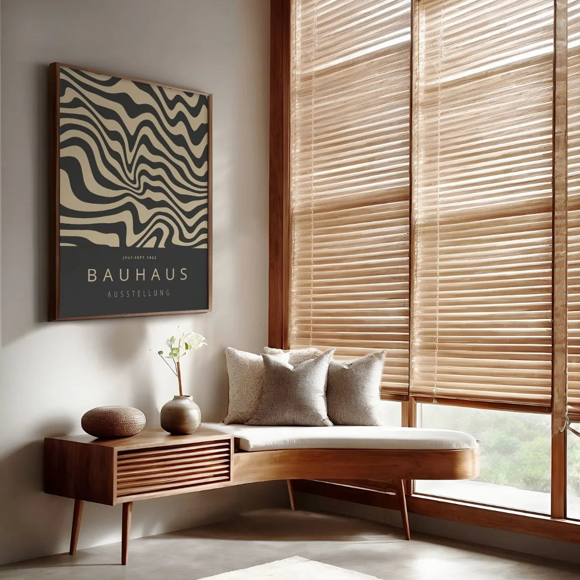 Bauhaus Wellen Poster