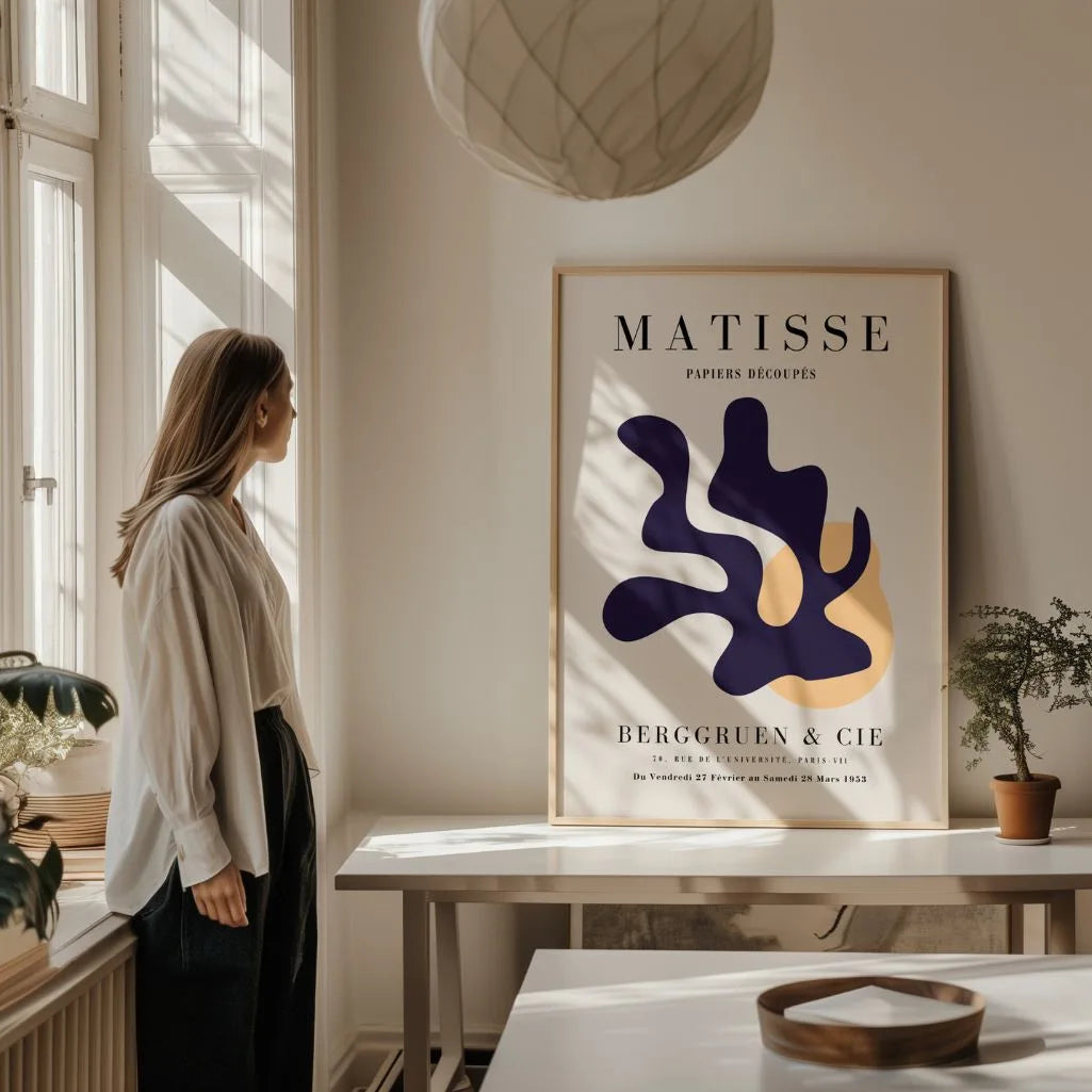 Henri Matisse Marine Abstrakte Form Poster
