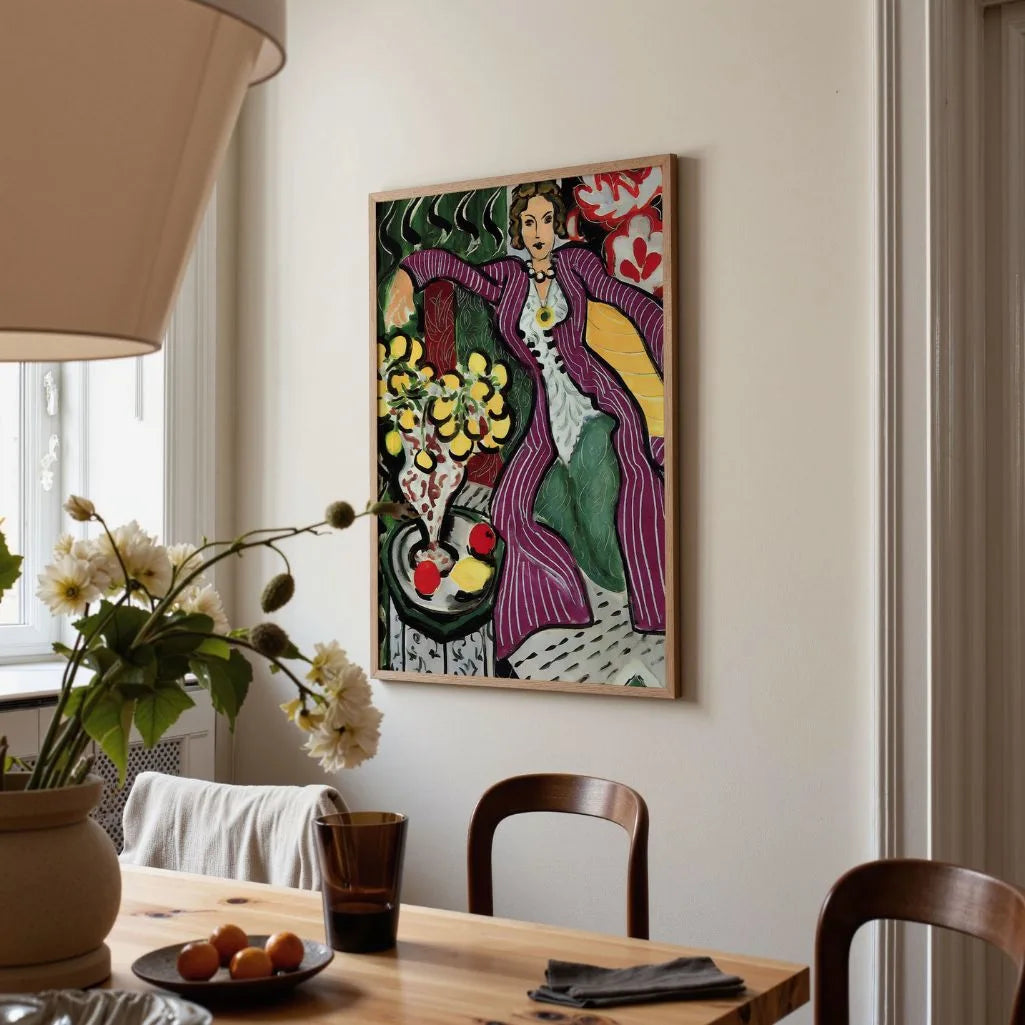 Henri Matisse Poster – Frau im violetten Mantel 1937 