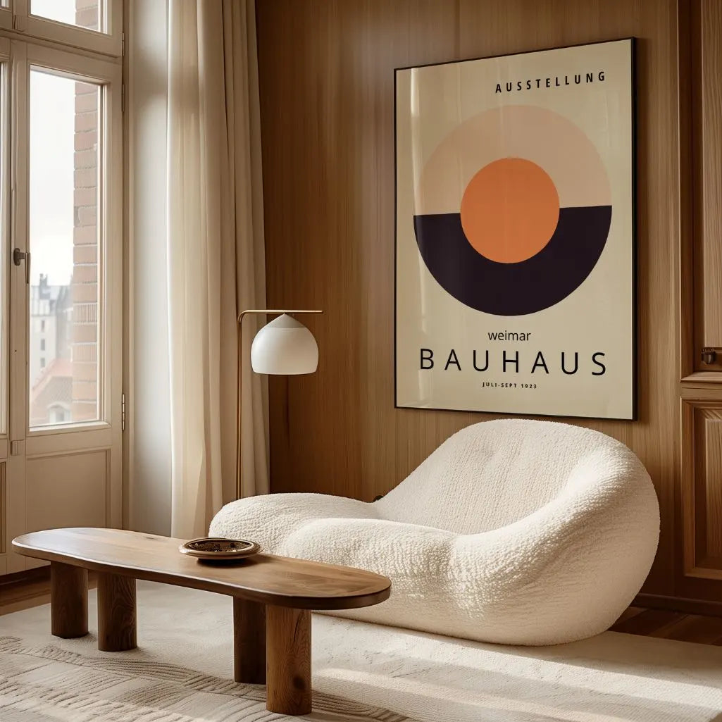 Bauhaus Kreis Harmonie Poster