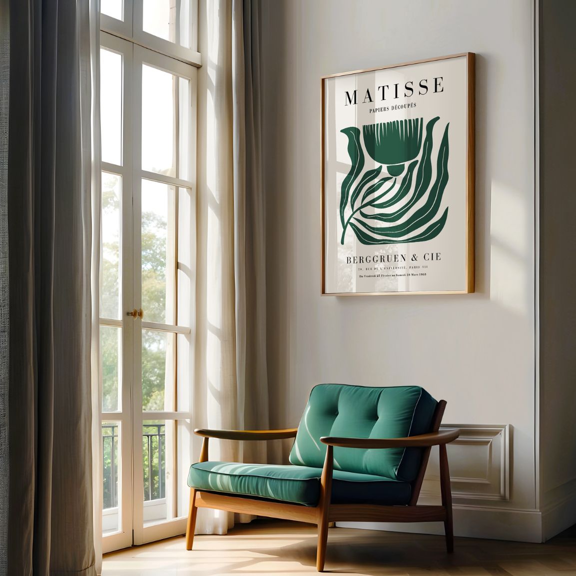 Matisse Grün Blume Poster