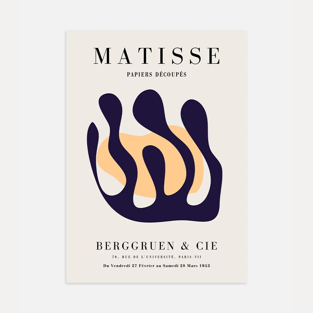 Henri Matisse Fließende Abstrakte Form Poster