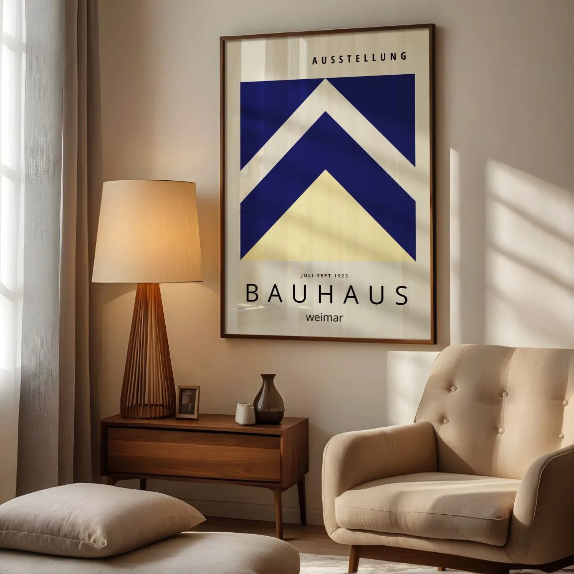 Bauhaus Weimar Geometrische Pfeile Poster