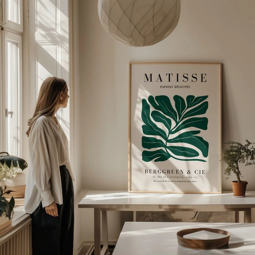Henri Matisse Grünes Blattmotiv Poster
