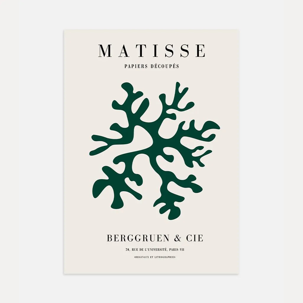 Henri Matisse Grünes Korallenmotiv Poster