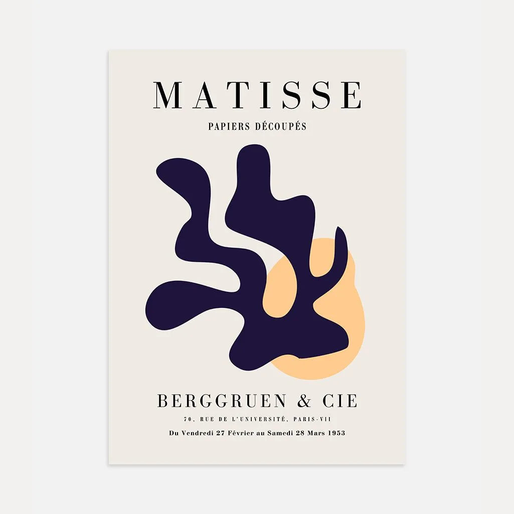 Henri Matisse Marine Abstrakte Form Poster