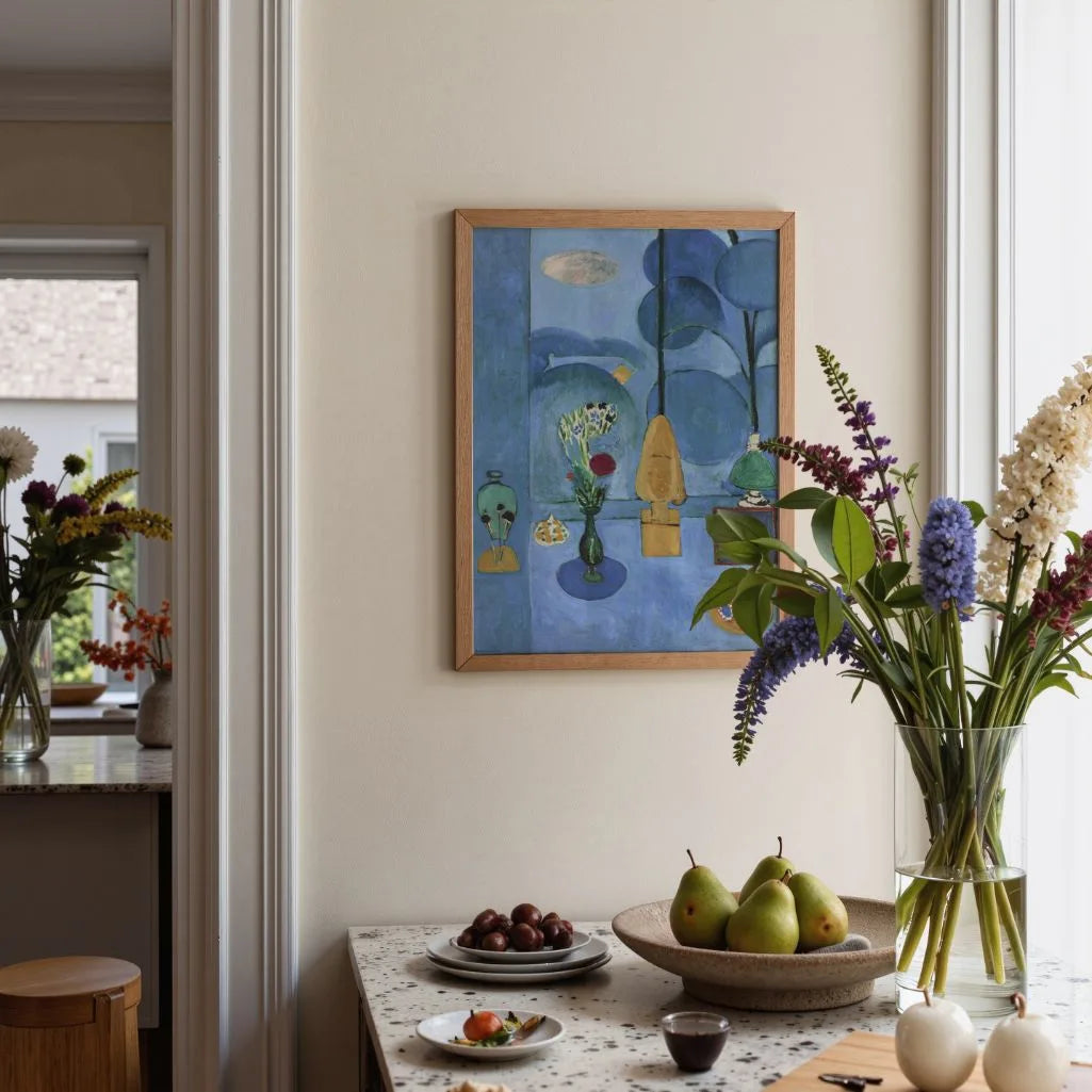 Henri Matisse Plakat – Das blaue Fenster, 1913 (Vollständiges Titelbild)