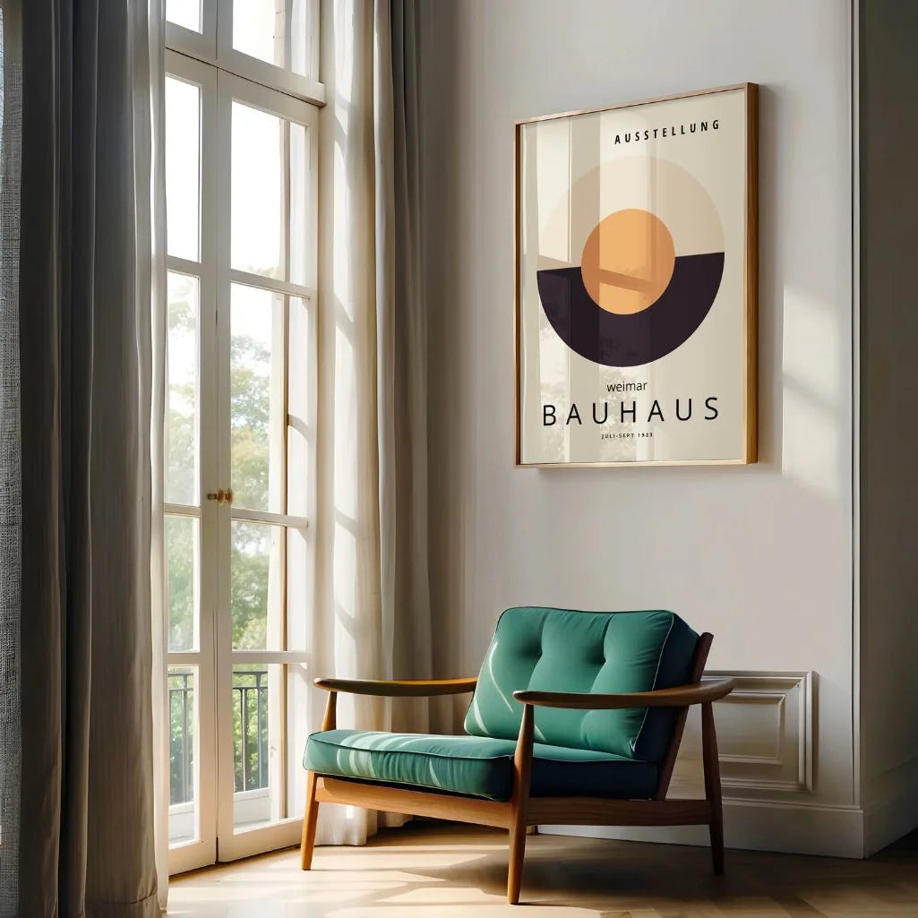 Bauhaus Kreis Harmonie Poster