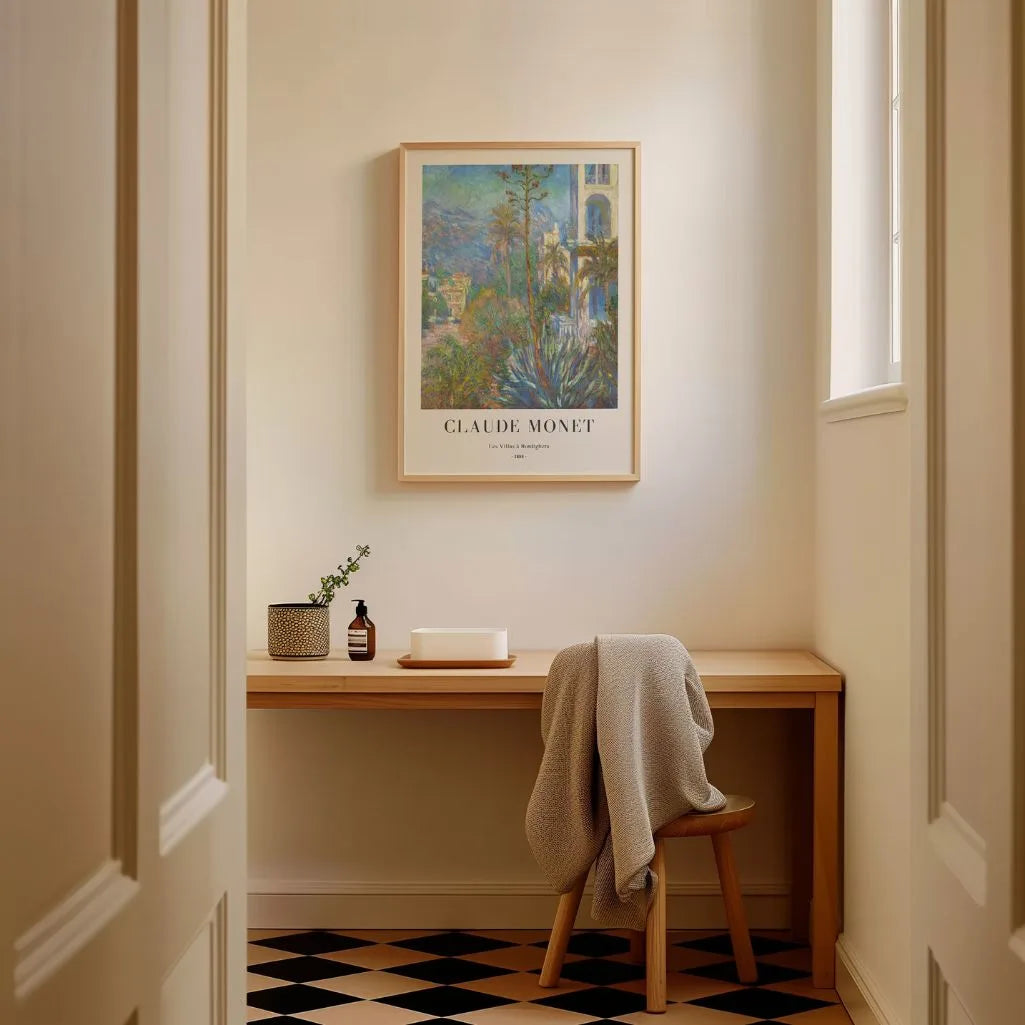 Claude Monet – Die Villen in Bordighera Poster