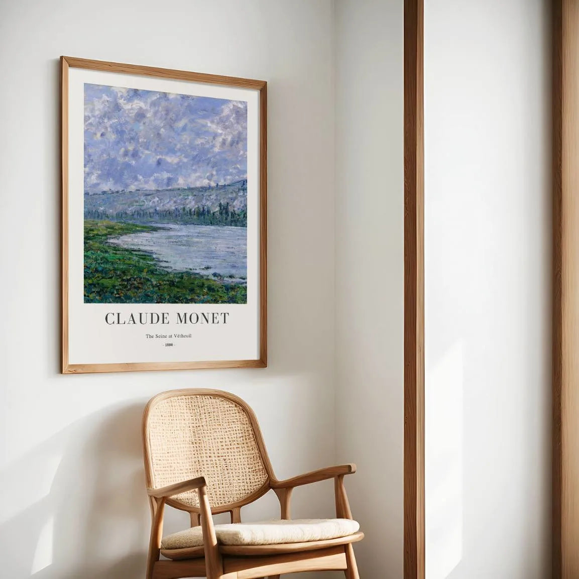 Claude Monet Poster – Die Seine bei Vétheuil