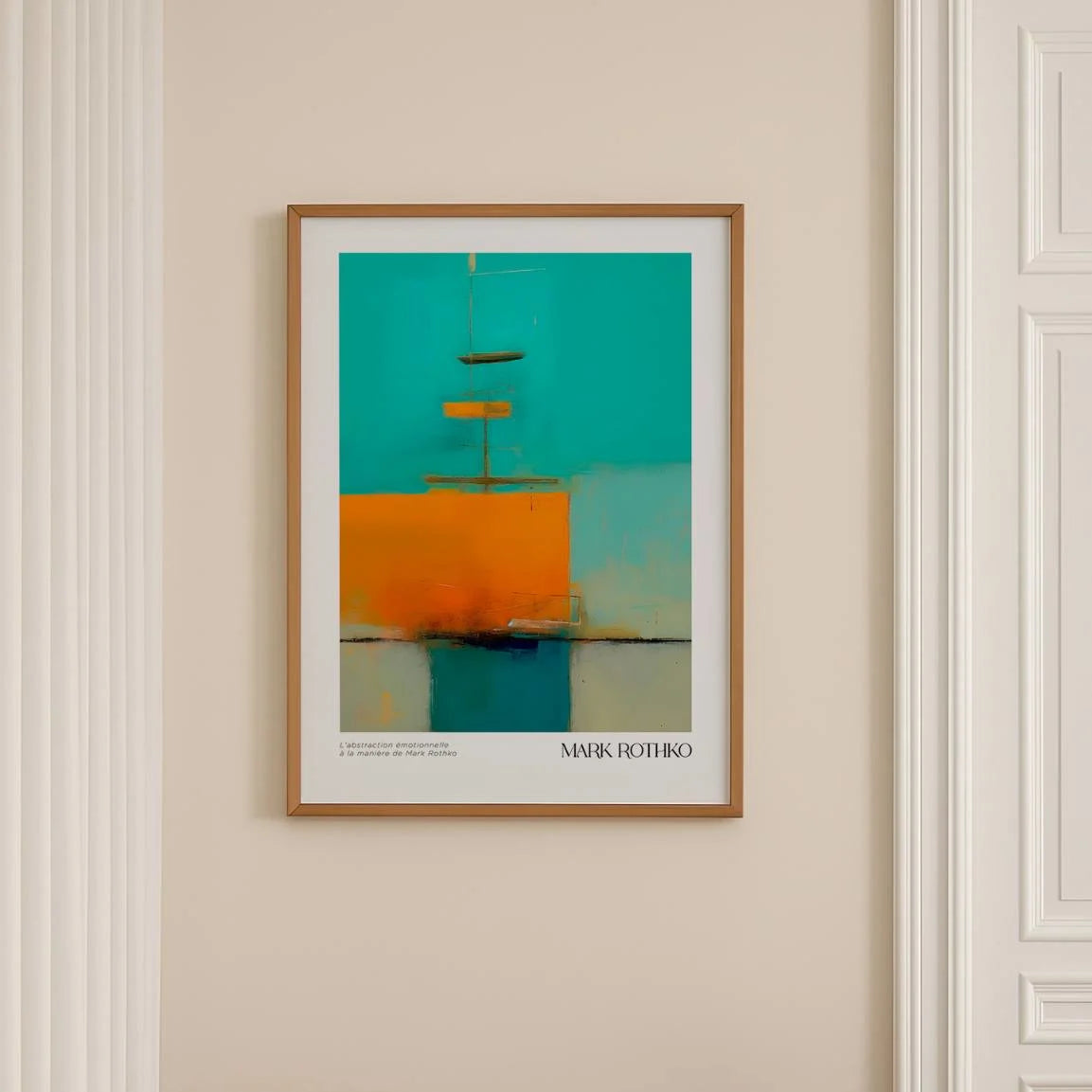 Rothko Poster Ausdrucksstark