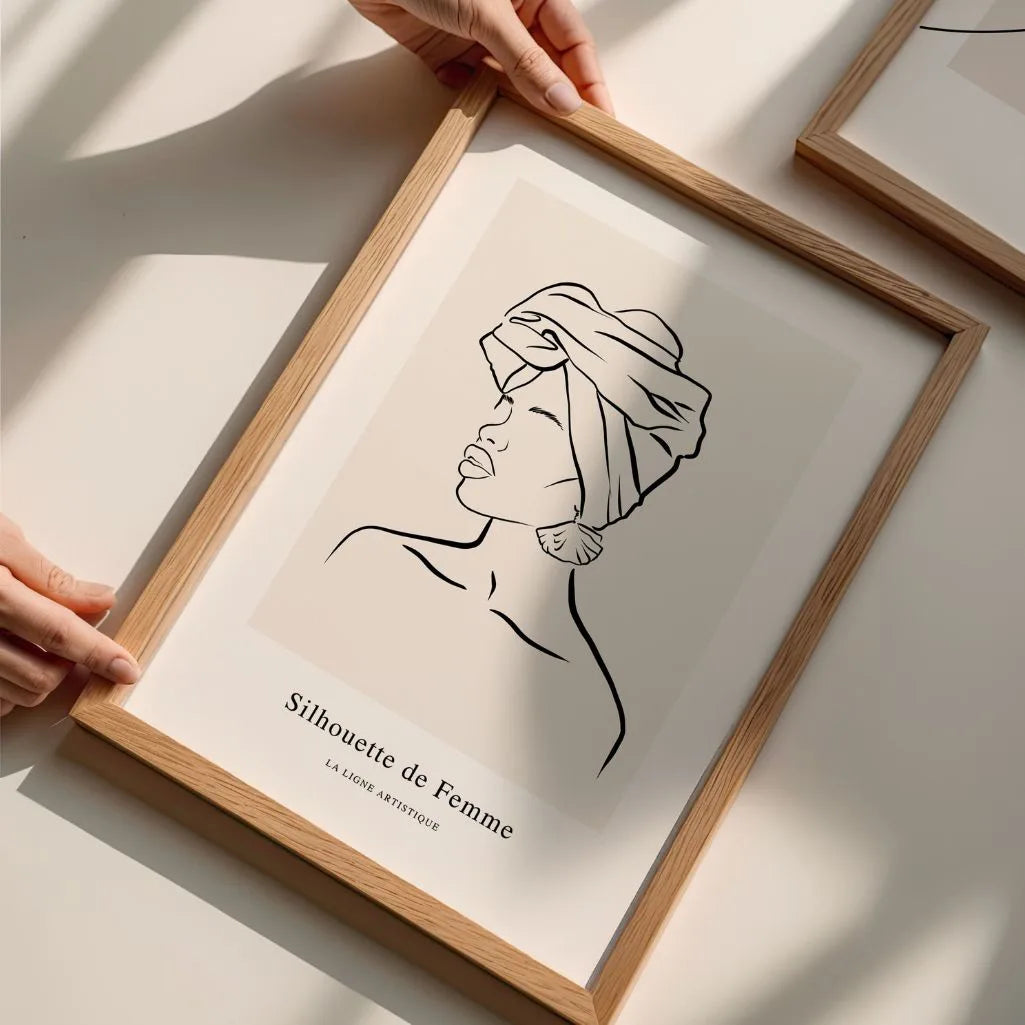 Poster – Frau mit Turban