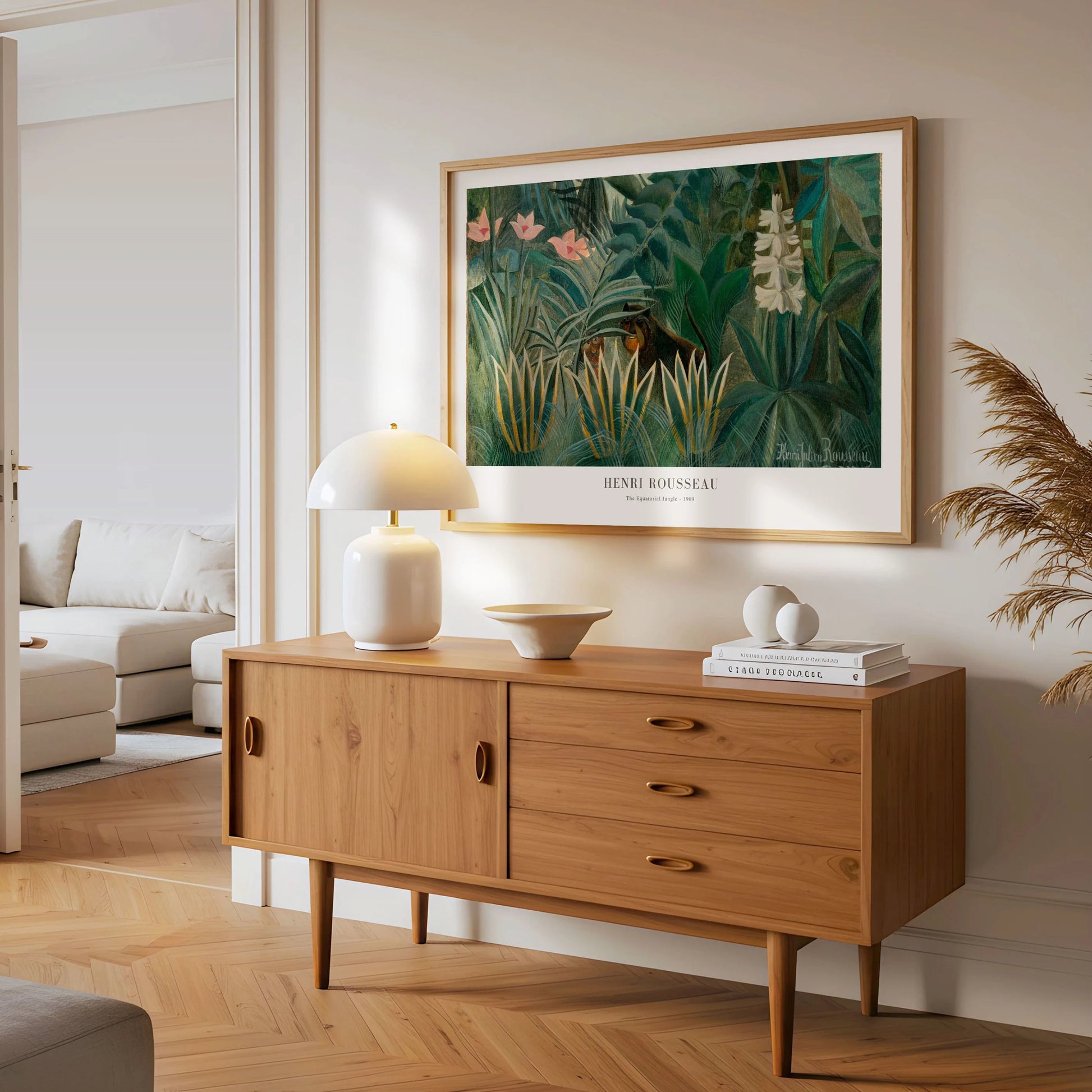 Henri Rousseau – Der Äquatorialdschungel Poster, Querformat, 1909