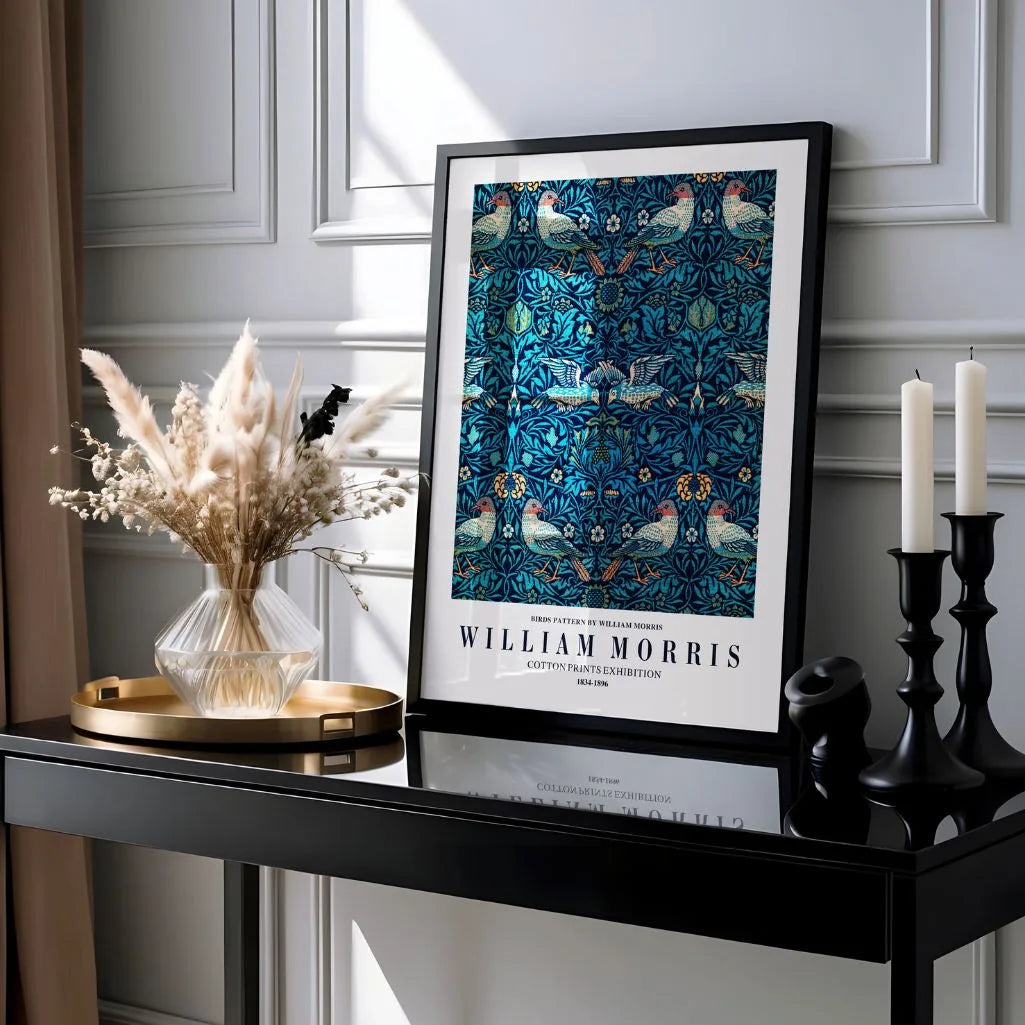 William Morris Poster – Vogelornament