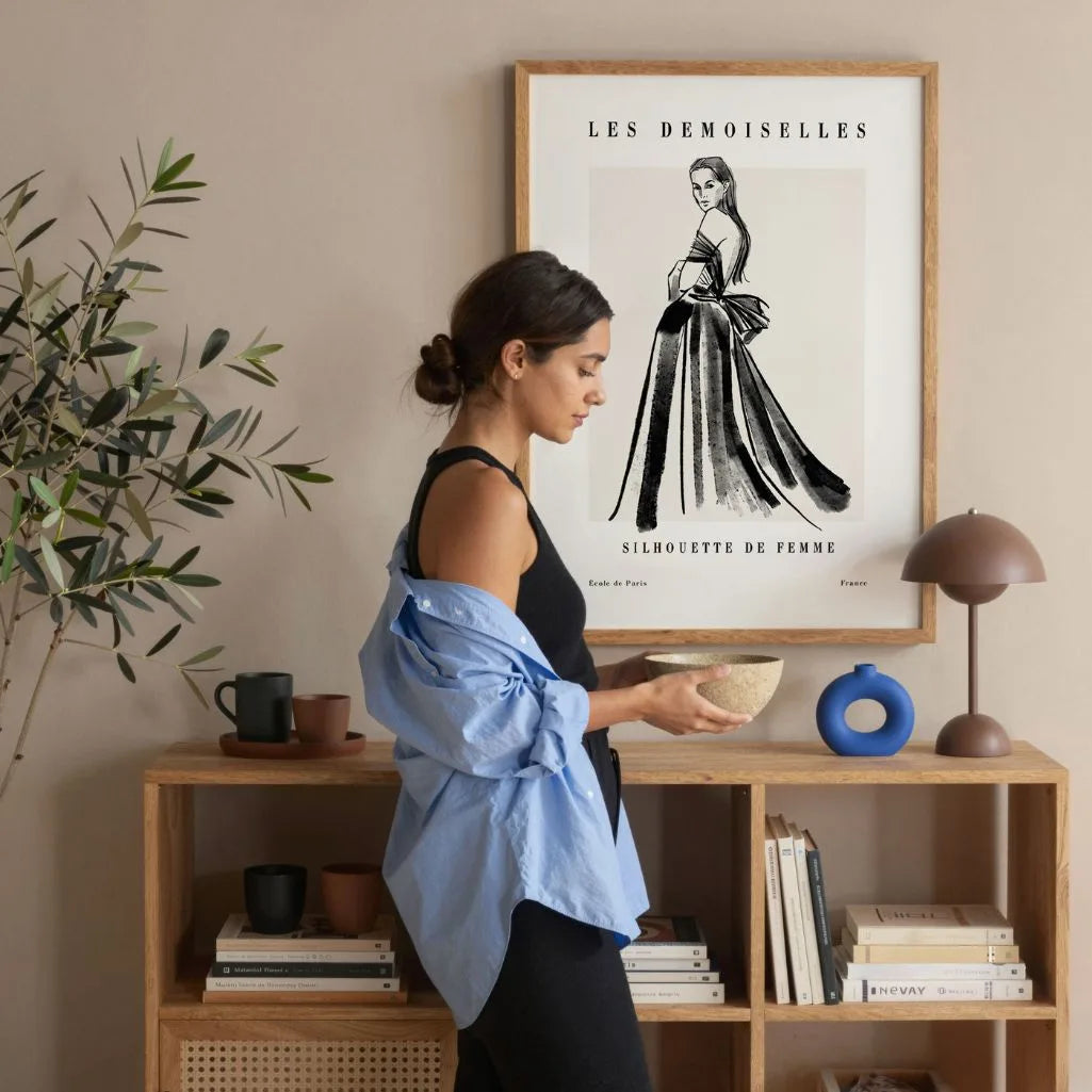 Poster – Klassische Dame