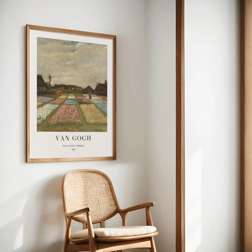 Vincent van Gogh Poster – Blumenbeete in Holland 1883
