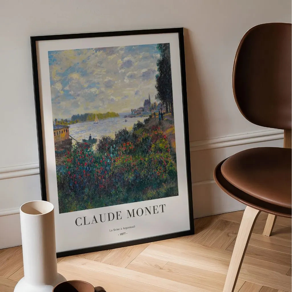 Claude Monet – Die Seine bei Argenteuil (1877) Poster