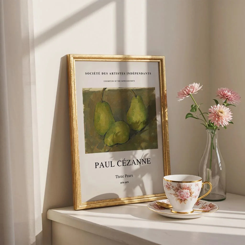 Paul Cézanne – Drei Birnen Poster (1878–1879)