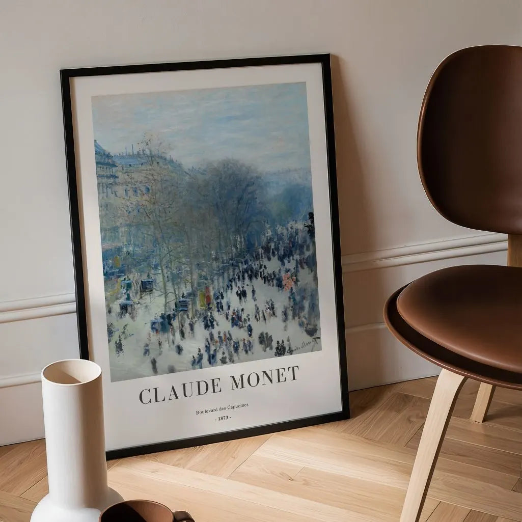 Claude Monet Poster – Boulevard des Capucines (1873)