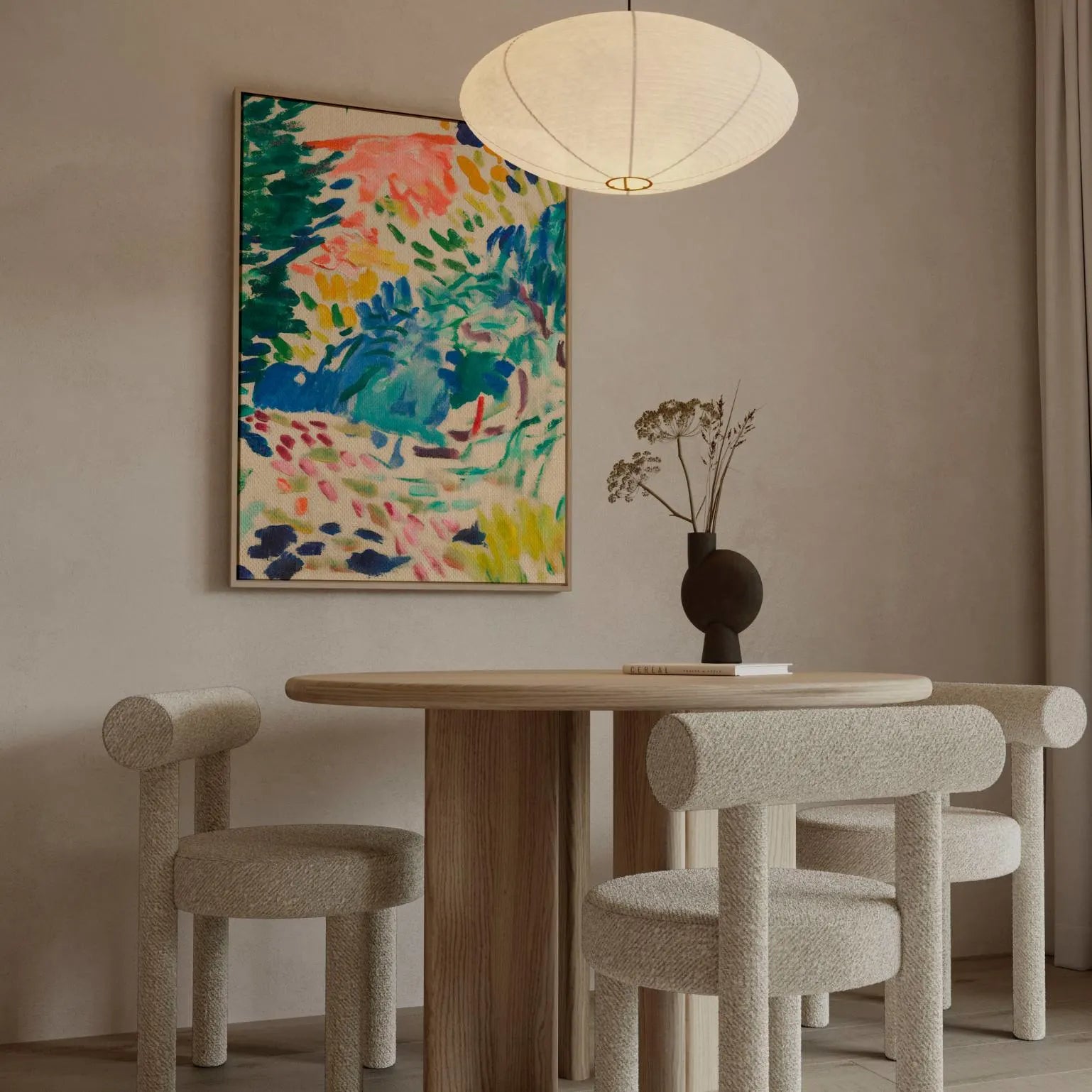 Gerahmtes Leinwandbild – Landschaft in Collioure