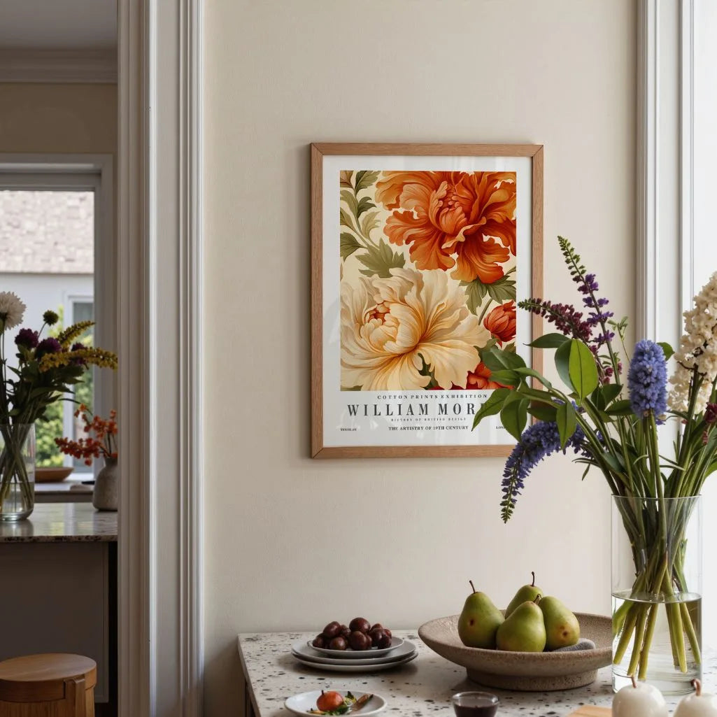 Poster – Herbstblumen Ornament