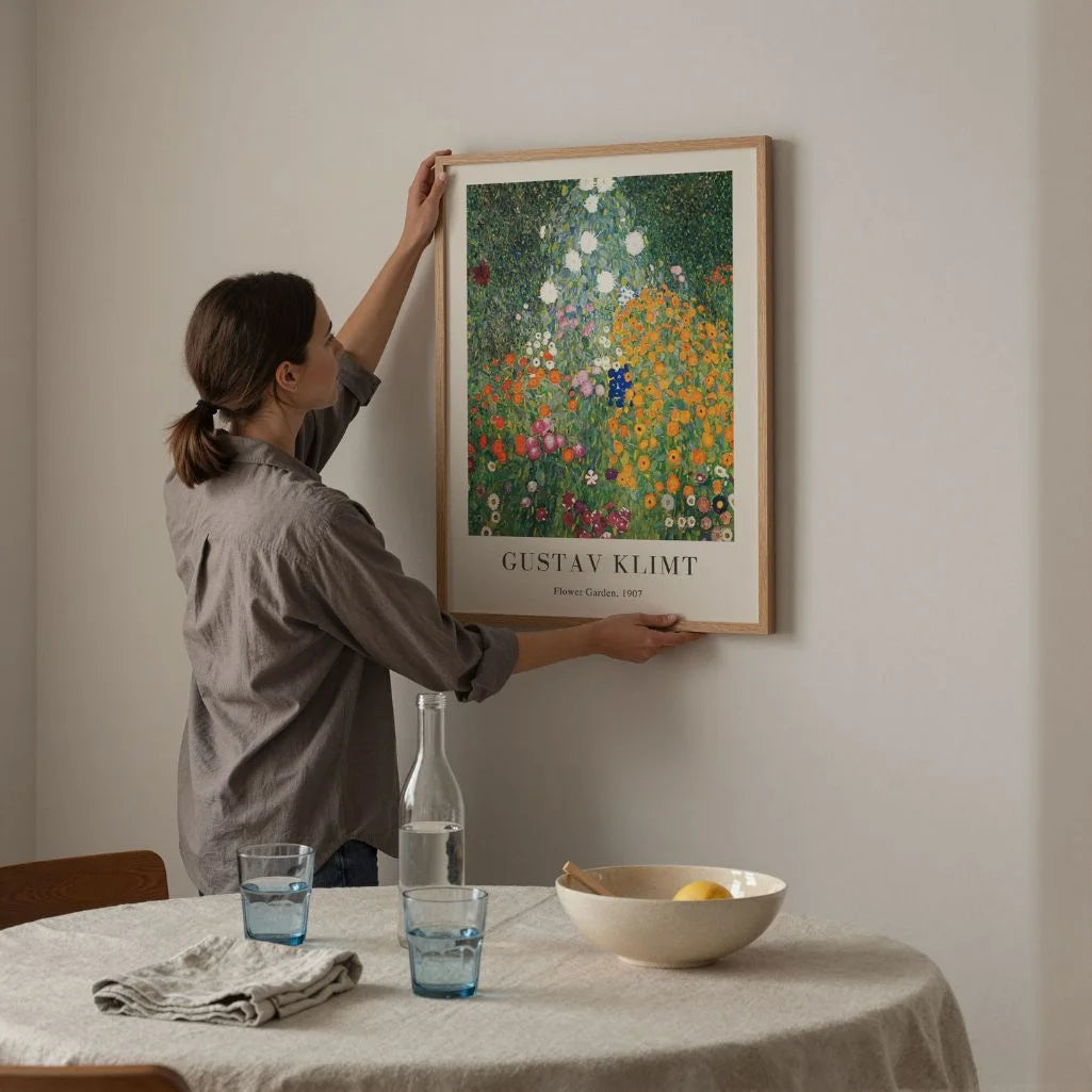 Gustav Klimt Poster – Blumengarten (1907)