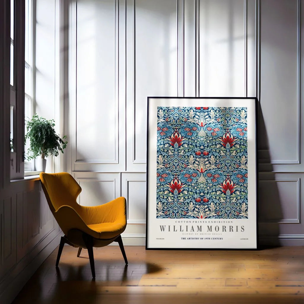 Poster – Blauer Garten