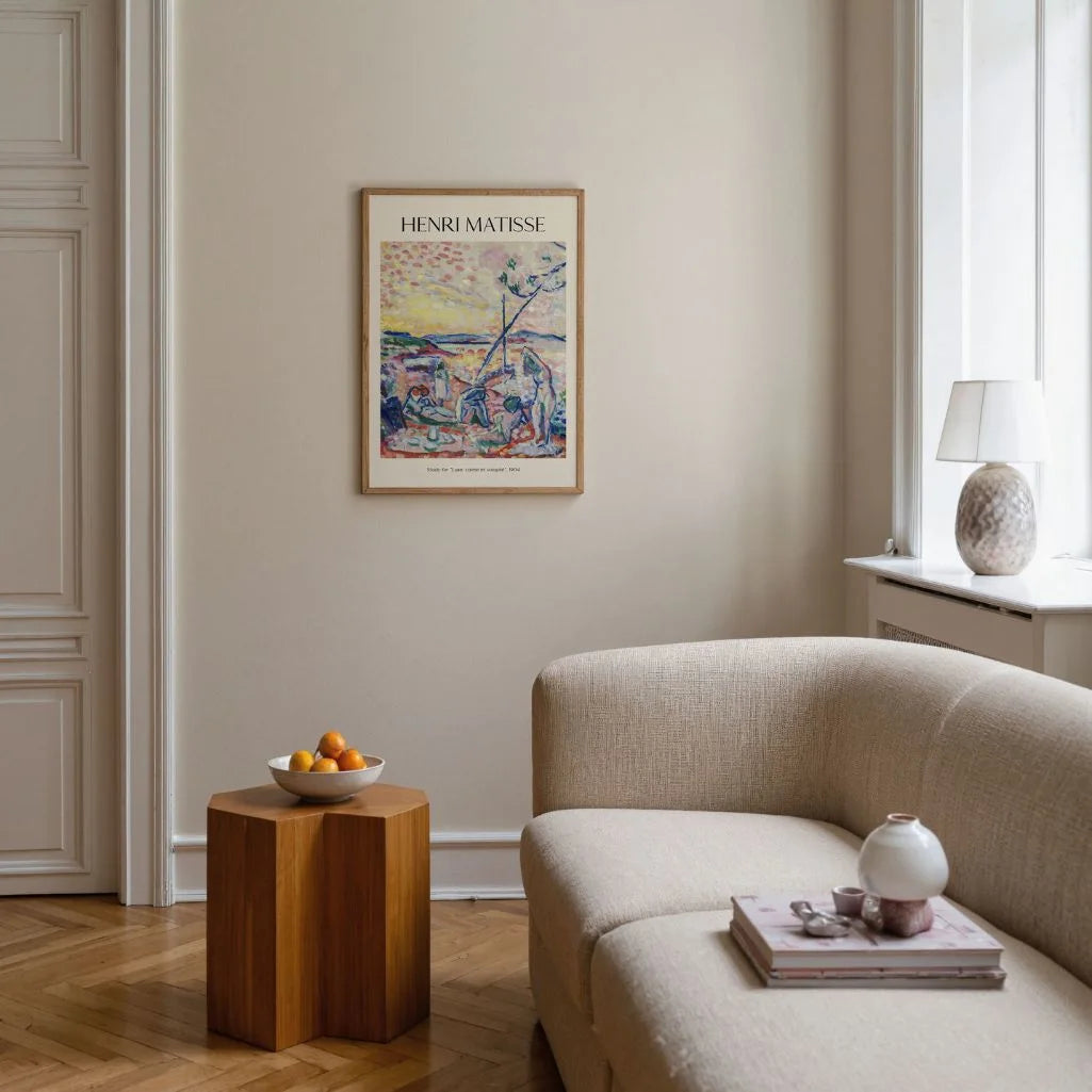 Henri Matisse Poster – Studie für Luxus, Ruhe und Sinnlichkeit, 1904