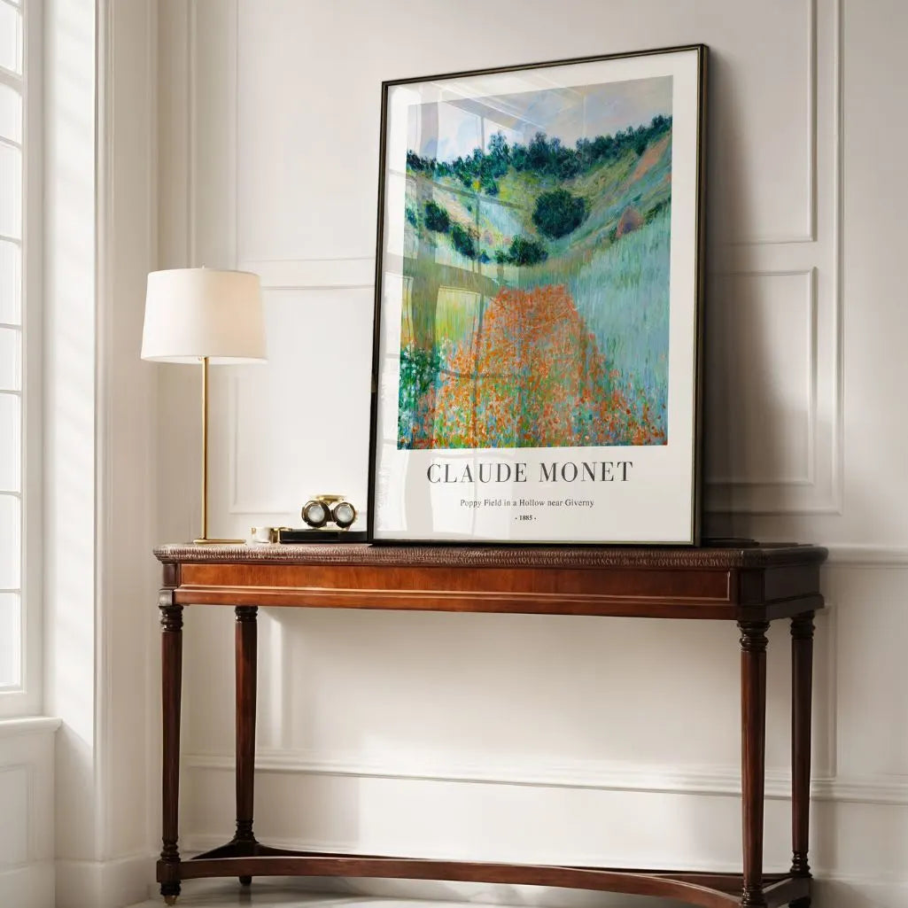 Claude Monet – Mohnfeld nahe Giverny Poster