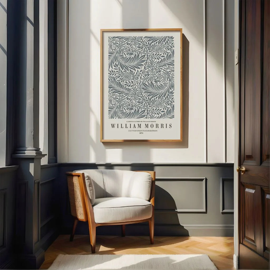 Poster – Rittersporn Grau