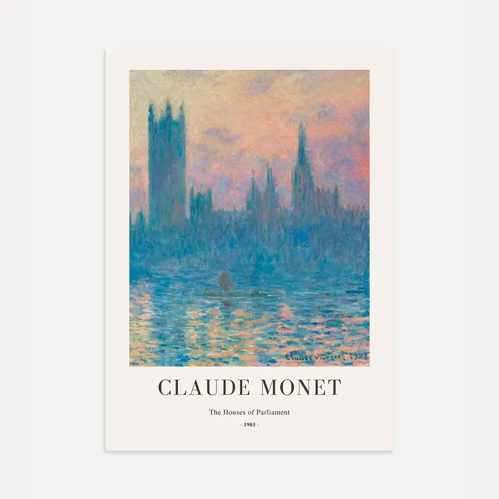 Claude Monet – Das Parlament in London Poster, 1903