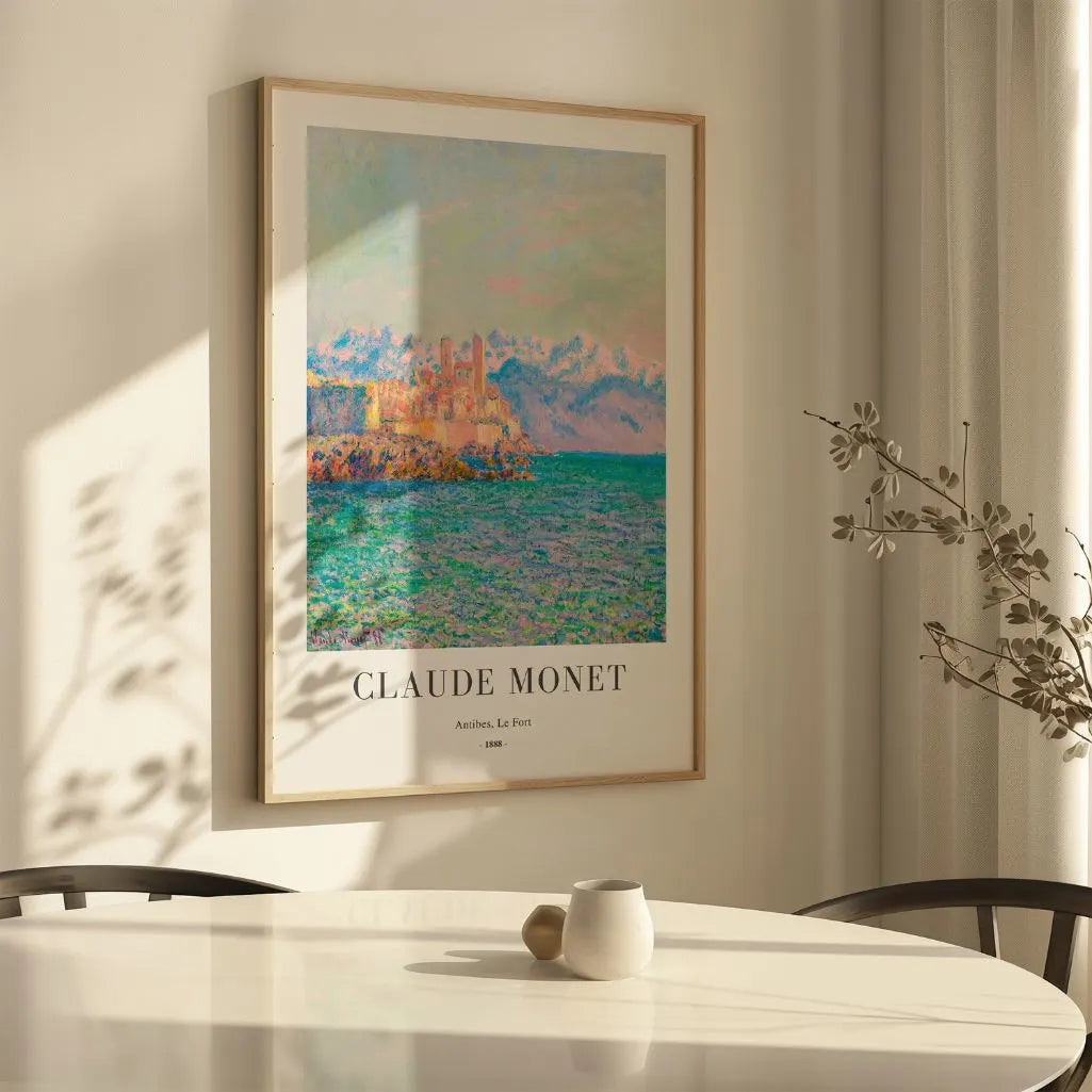 Claude Monet – Antibes, Das Fort Poster
