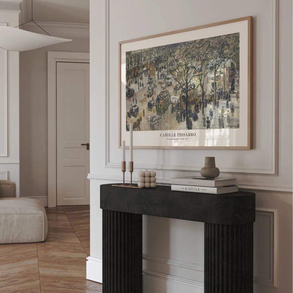 Camille Pissarro – Boulevard des Italiens, Morgen Poster (1897)