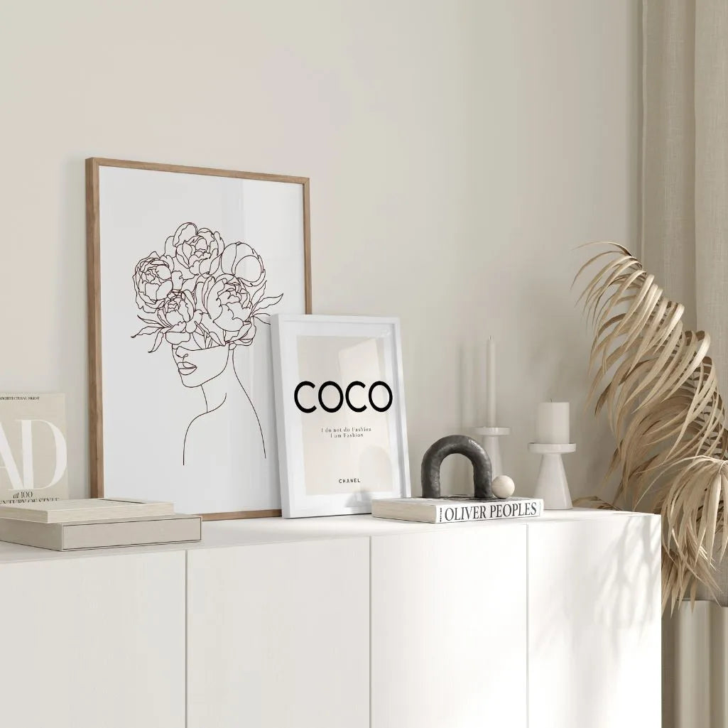 Poster – Floraler Gedanke