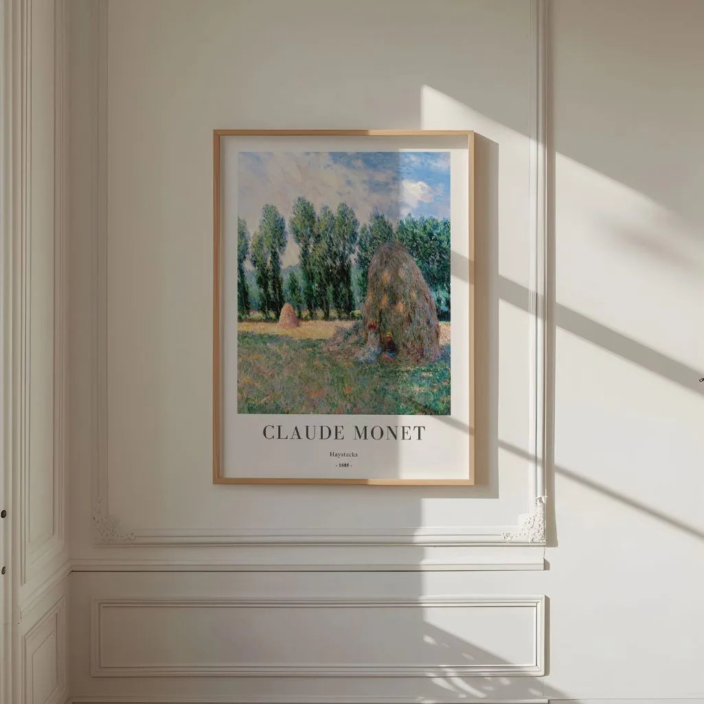 Claude Monet – Heuhaufen Poster, 1885