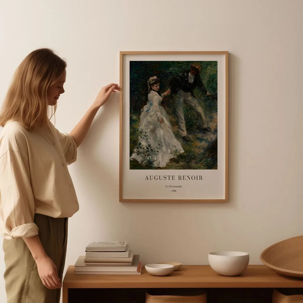 Auguste Renoir – La Promenade Poster, 1870