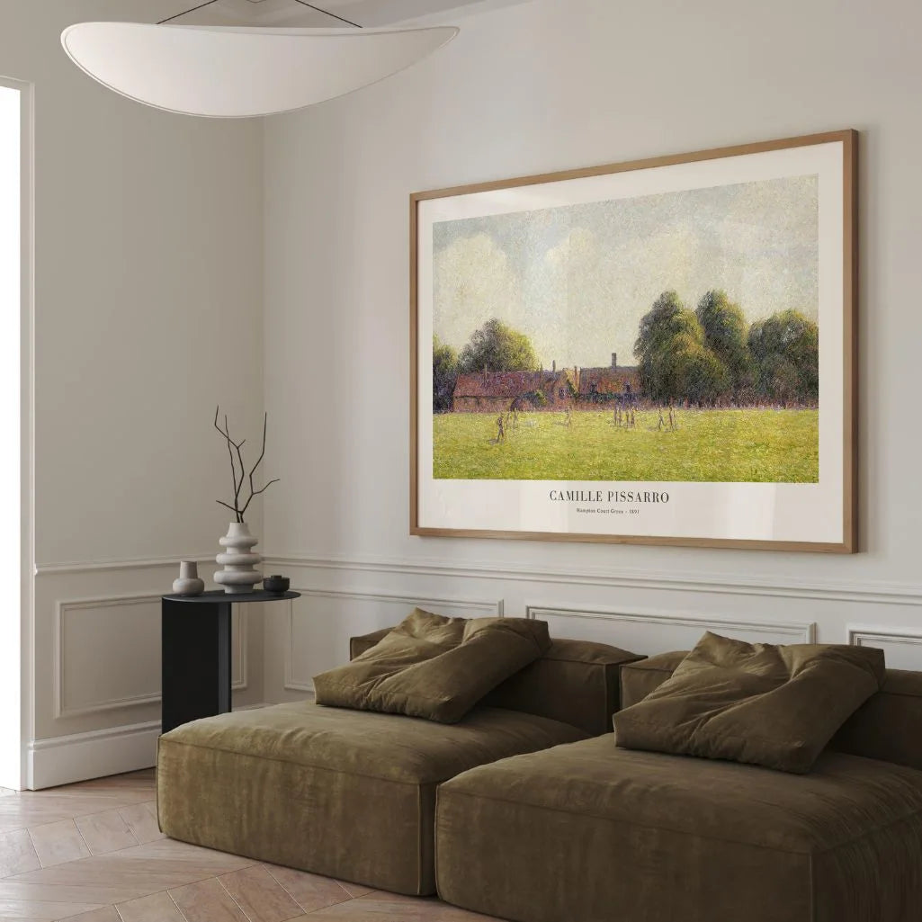 Camille Pissarro – Obstgarten von Hampton Court Poster