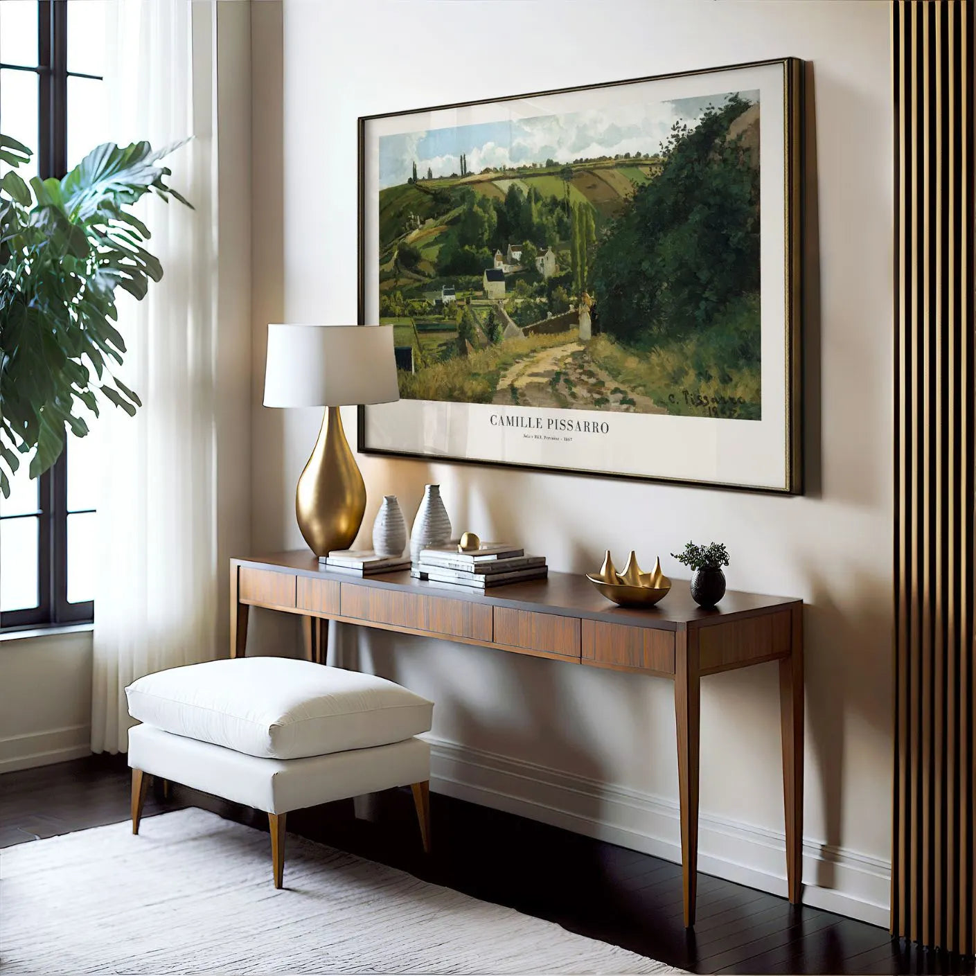 Camille Pissarro – Jalais-Hügel, Pontoise Poster (1867)