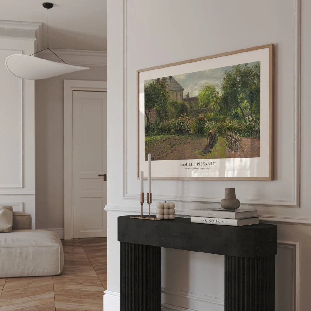 Camille Pissarro – Der Garten des Künstlers in Éragny Poster (1898)