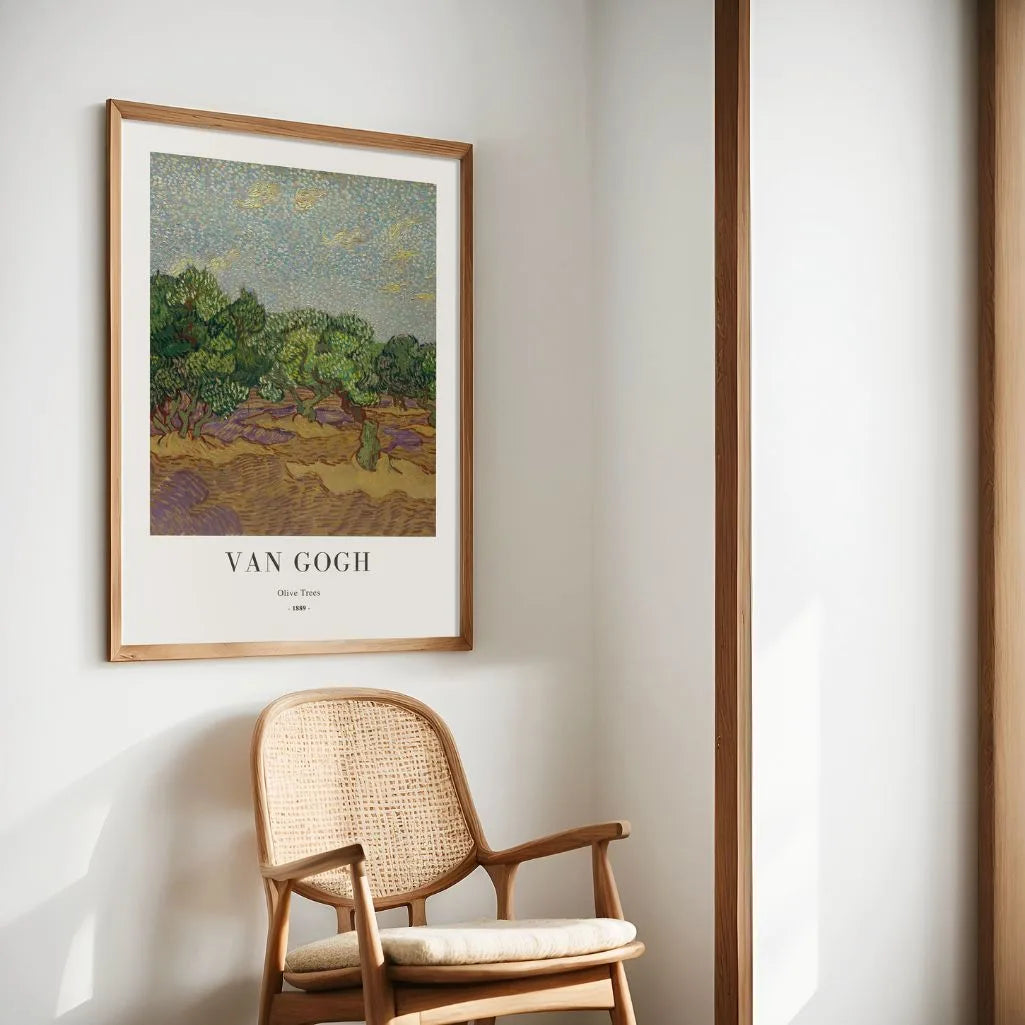 Vincent van Gogh Poster – Olivenbäume, 1889